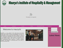 Tablet Screenshot of mauryasinstitute.com